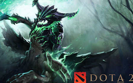 The artwork of Dota 2 eSports game hero Outworld Devourer by Valve