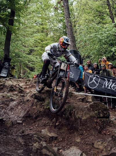 gevolg fout breedte Mountainbike downhill actie uit Maribor UCI wereldbeker