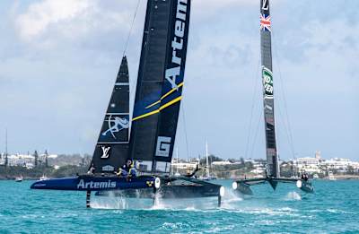 It was more of a drag race than sailing race
