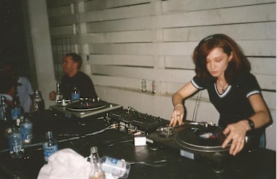 Jen-E at The Tube Nightclub, 1996 in Brisbane. Courtesy of Jen-E.