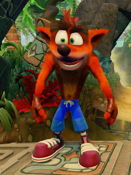 A screenshot of Crash Bandicoot from the N. Sane Trilogy.