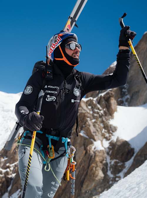 Andrzej Bargiel podczas wspinaczki na Nanga Parbat w pakistańskim Karakorum, 28 czerwca 2026 roku.