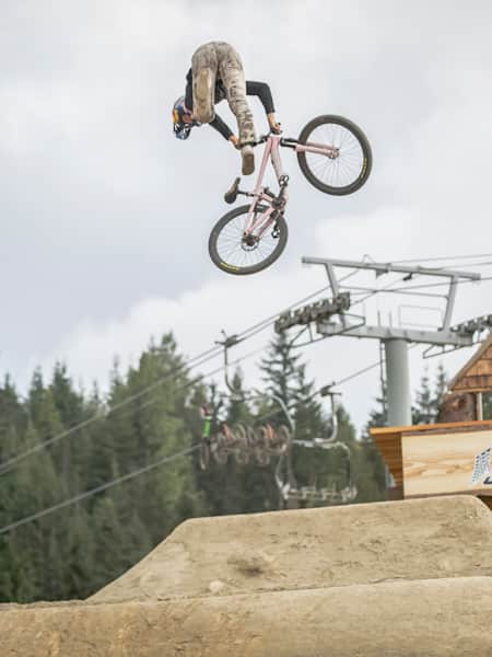 Emil Johansson competes at Red Bull Joyride in Whistler, BC, Canada, on August 3, 2022.