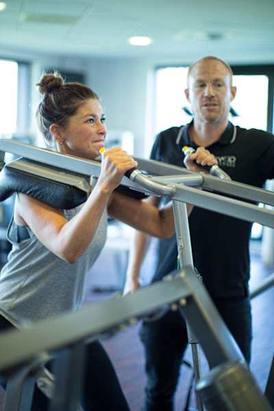 Laila Salling testes i ben power