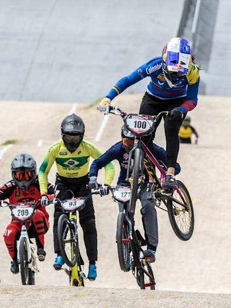 Mariana Pajón Copa Mundo BMX Bogotá