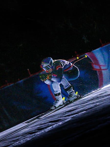 Lindsey Vonn auf der Streif in Kitzbühel