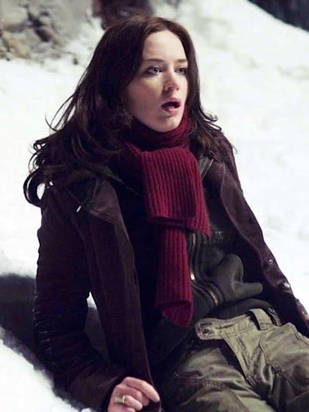 Emily Blunt na planie "Wind Chill"