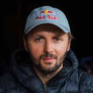 In 2026, Andrzej Bargiel is pictured in Nanga Parbat, Pakistan, ahead of his latest world-first feat.