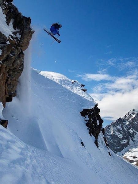 Россиянин на вершине мирового фрирайда