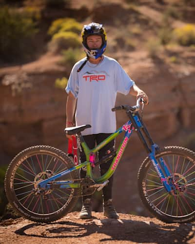 Jaxson Riddle at Red Bull Rampage 2023