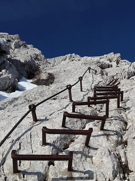 Der eiserne Weg - die Alpspitz Ferrata Alpspitz Ferrata