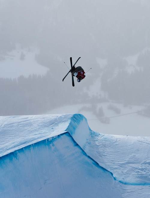 Max Moffatt performs at the Laax Open in Laax, Switzerland on January 15, 2025.   
