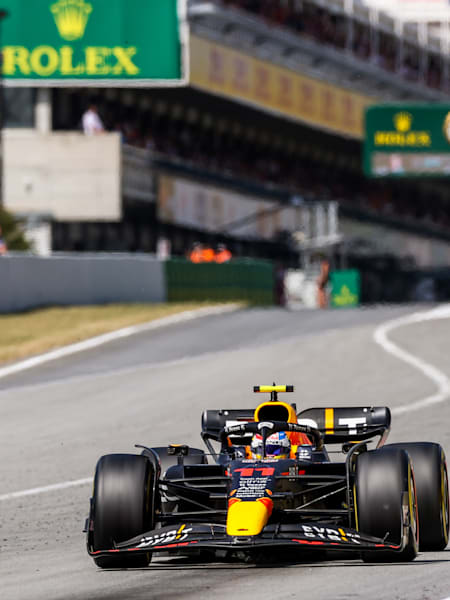 Sergio y Max en el Gran Premio de España, en Barcelona.