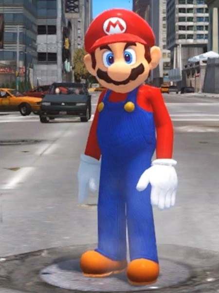 Mario travels to Liberty City