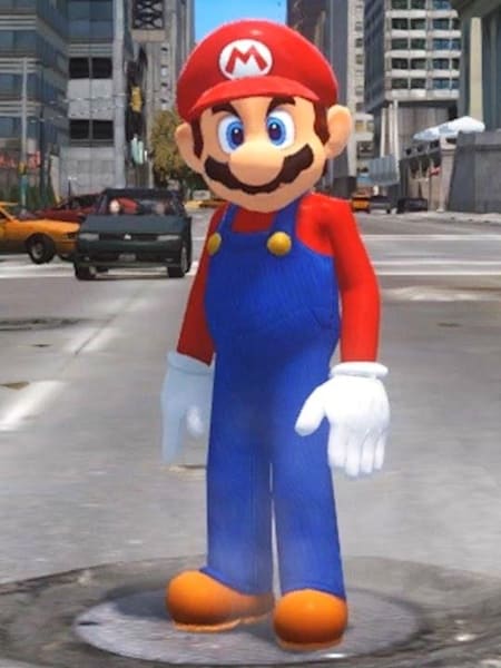 Mario travels to Liberty City