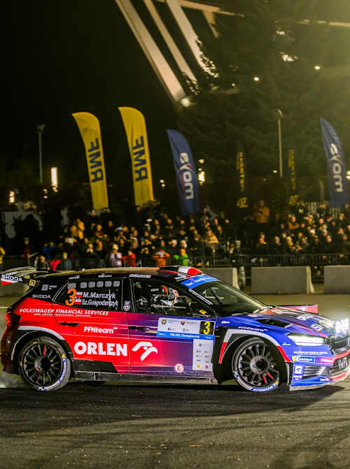 Marczyk thrilled the fans when the ERC visited Katowice in 2024