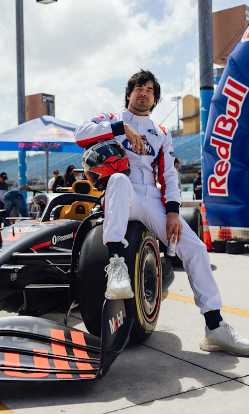 German Garmendia poses during Driver Seat in Miami, Florida, USA on May 1, 2025.