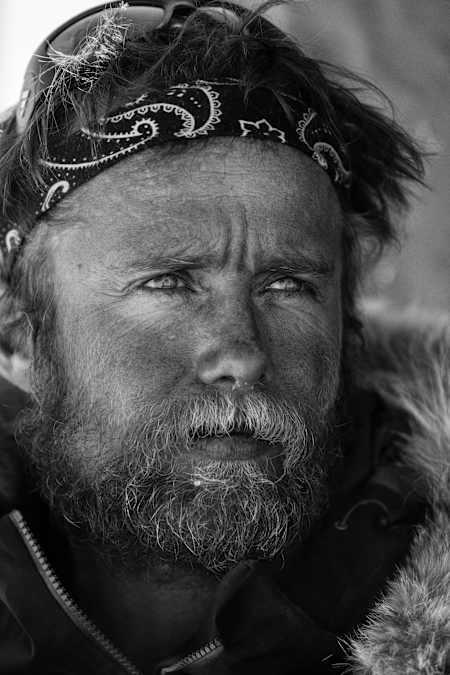 Leo Houlding portrait during the filming of Spectre Expedition: To the End of the Earth.