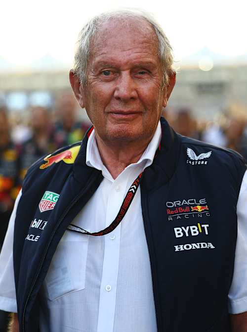 Oracle Red Bull Racing Team Consultant Dr Helmut Marko looks on, on the grid during the F1 Grand Prix of Abu Dhabi at Yas Marina Circuit on December 08, 2024