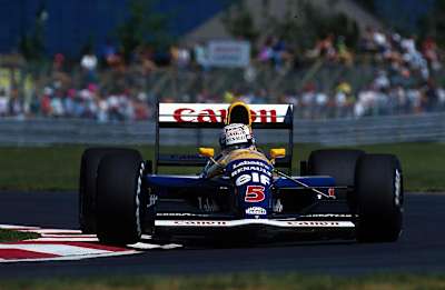Nigel Mansell nel 1992