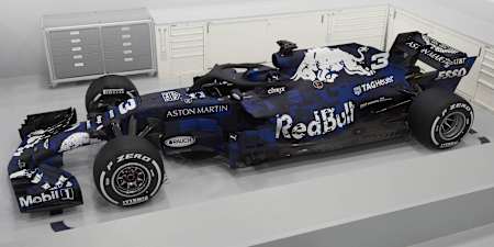 Aston Martin Red Bull Racing TAG-Heuer RB14 Special Edition seen on Feb. 18, 2018.