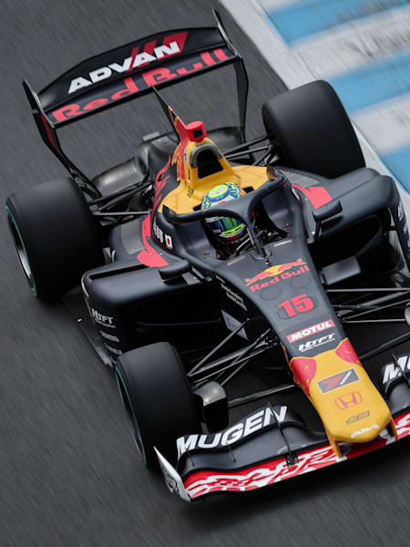 Ayumu Iwasa racing Super Formula in Motegi 2024