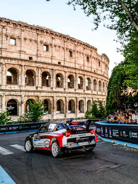 Rossel was fastest on the streets of Rome