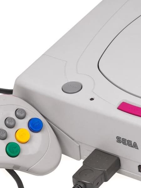 Une image de la console 32-bit Sega Saturn.