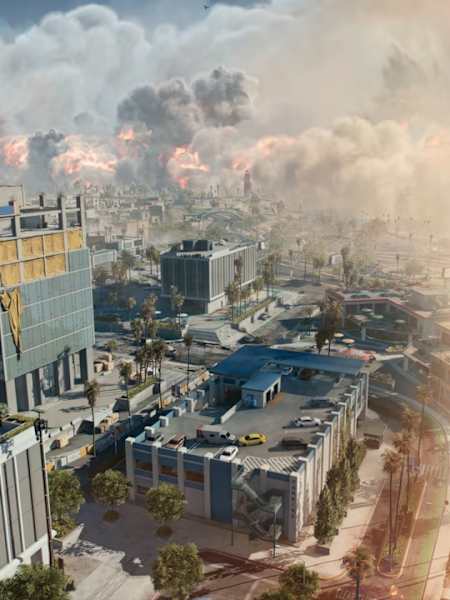 Screenshot aus Battlefield 6 REDSEC zeigt den Feuersturm