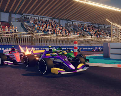 Screenshot aus iRacing Arcade zeigt ein Rennen der Formula GP-Klasse