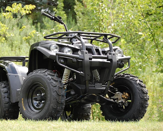 This beast of a machine is both electric and silent This beast of a machine is both electric and silent