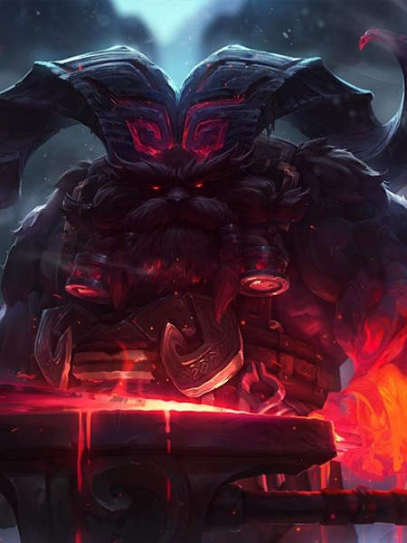An Image of Ornn from League of Legends
