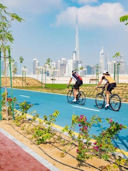 District one cycling & running track in Dubai