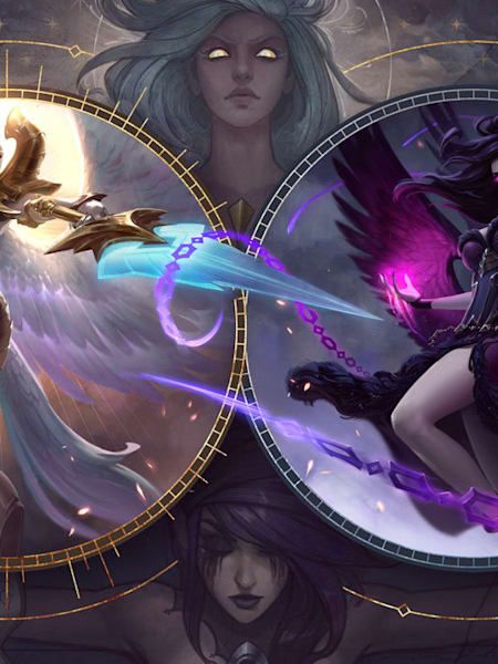 Kayle i Morgana z gry League of Legends