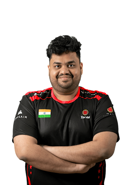 Tejas 'rite2ace' Sawant of Team Mahi, an Indian Valorant team.