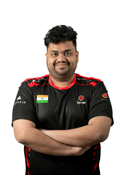 Tejas 'rite2ace' Sawant of Team Mahi, an Indian Valorant team.