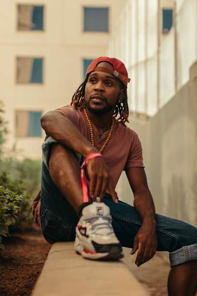 Sweetface poses for a photo at the Dance Your Style USA Finals in Las Vegas, Nevada on September 28, 2019.