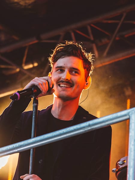 Dawid Podsiadło na Red Bull Tour Bus