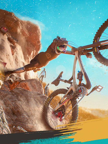 Riders Republic video game key art.