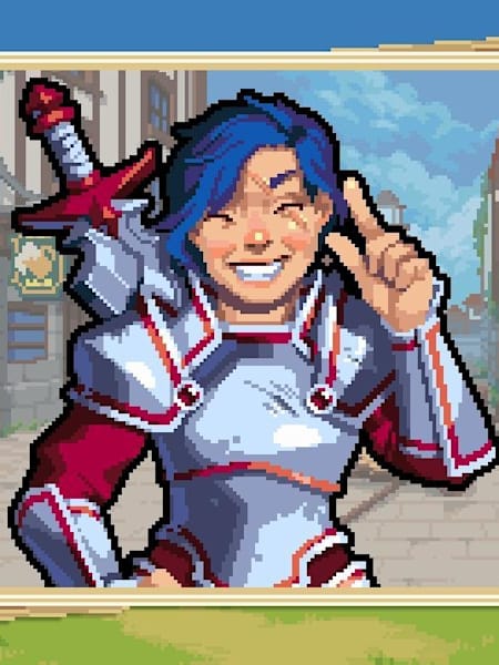 A screenshot of a commander from Wargroove