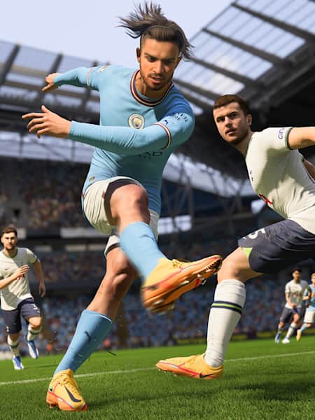 Jack Grealish del Manchester City en FIFA 23.