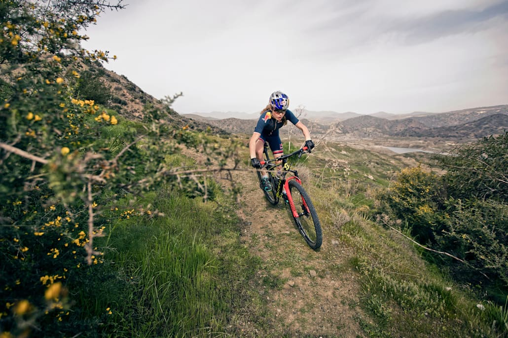 Laura Stigger en Kalavasos, Chipre, en febrero de 2018.