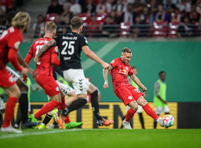 David Raum in action for RB Leipzig. 