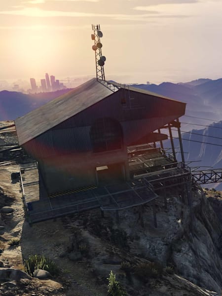 A screenshot of Mount Chiliad in Grand Theft Auto V