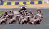 Start of the Rookies Cup race in Le Mans 2024