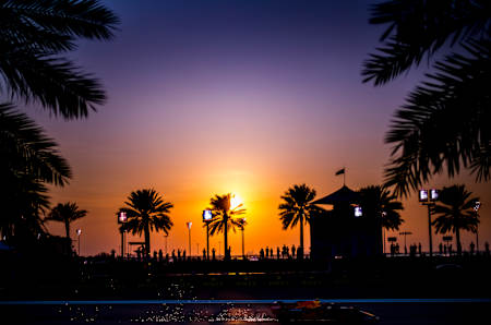 On Track In Abu Dhabi In 2019