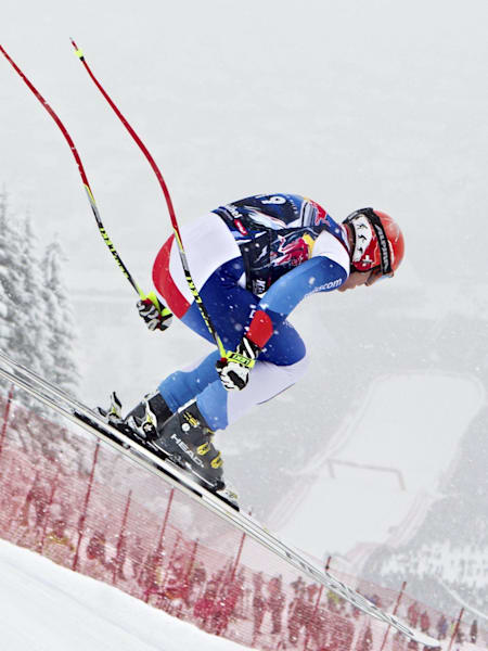 Didier Cuche w Kitzbuehel - Streif