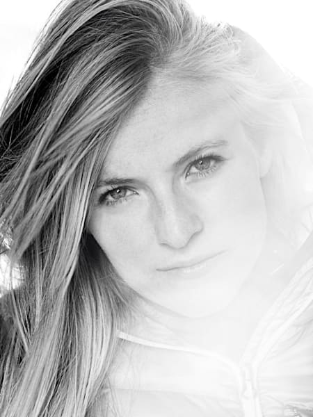 Portrait of alpine ski racer Lara Gut in Zermatt, Switzerland.
