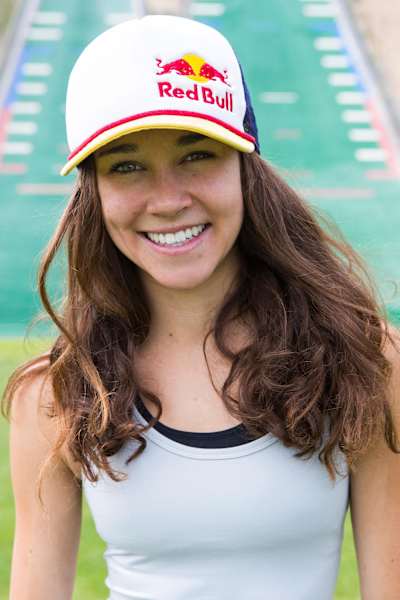 Sarah Hendrickson summer training in Park City, Utah on 25 July 2013.