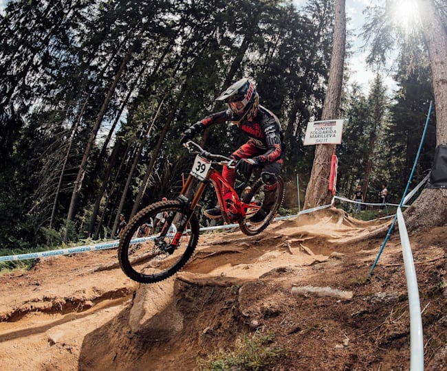 MTB Downhill The French riders of the 2018 World Cup